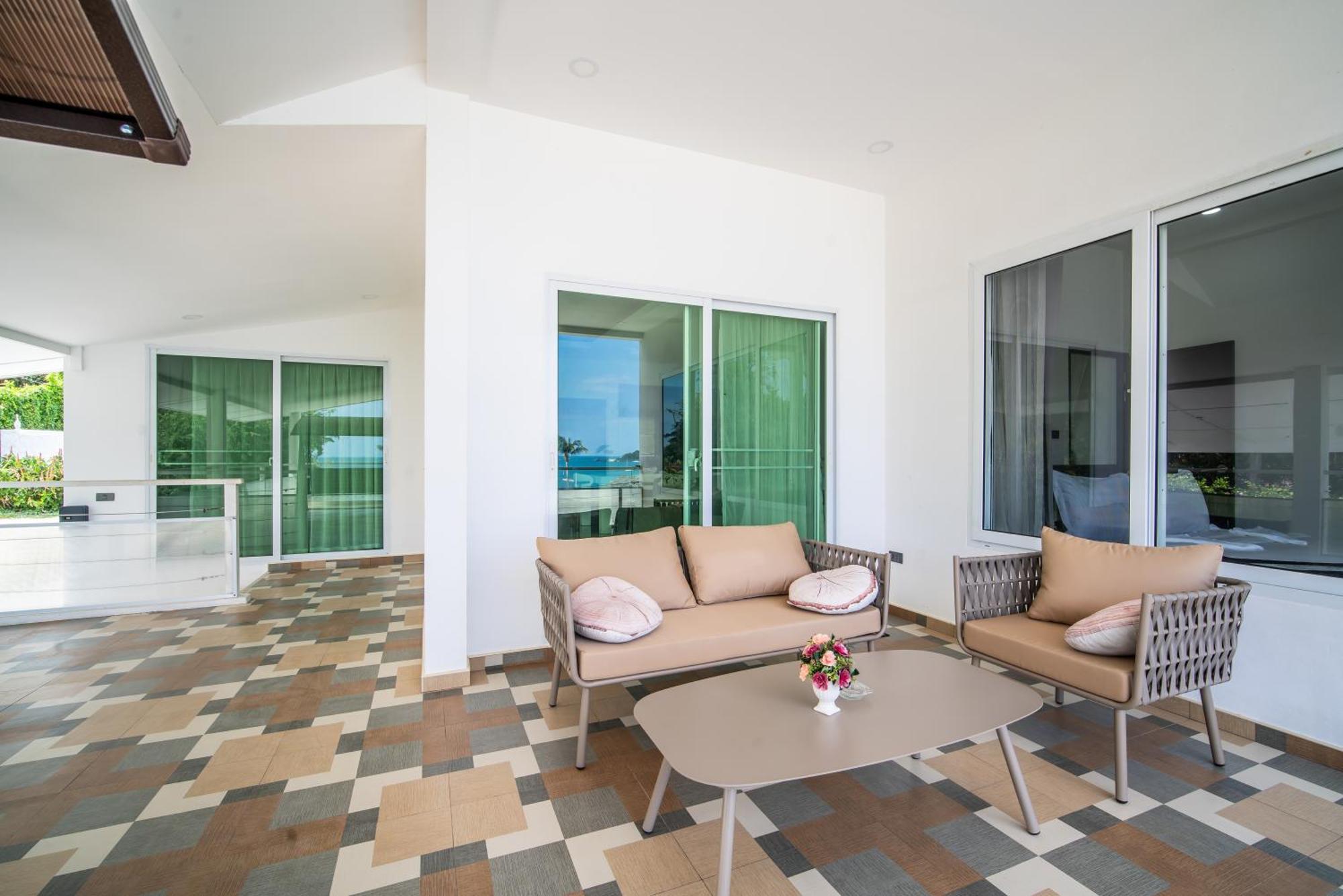 Mona Seaview Pool Villa Beach Front Aoyon Beach Ban Makham Zimmer foto