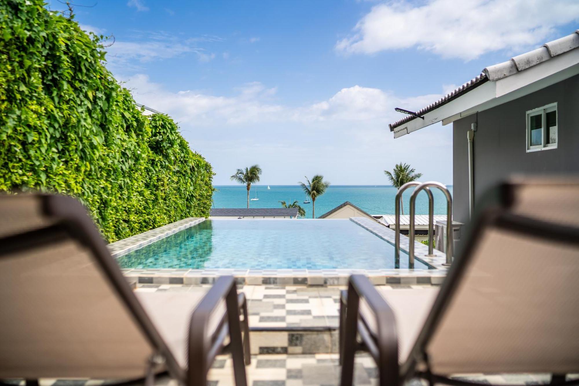 Mona Seaview Pool Villa Beach Front Aoyon Beach Ban Makham Zimmer foto