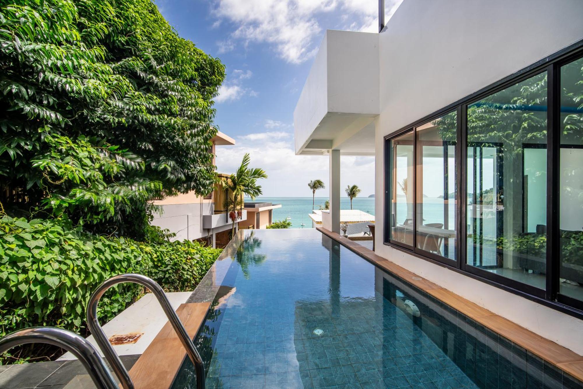 Mona Seaview Pool Villa Beach Front Aoyon Beach Ban Makham Zimmer foto