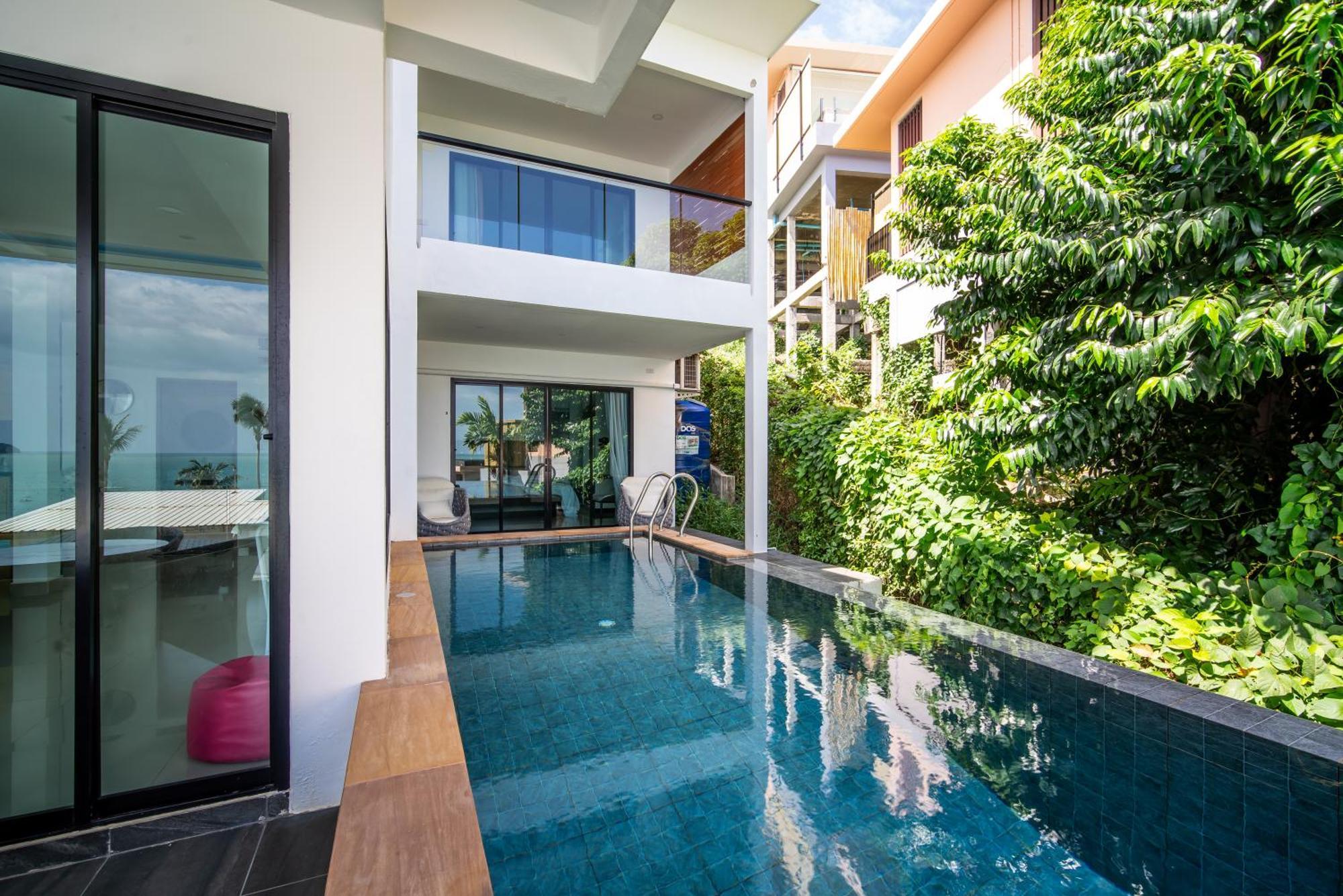 Mona Seaview Pool Villa Beach Front Aoyon Beach Ban Makham Zimmer foto