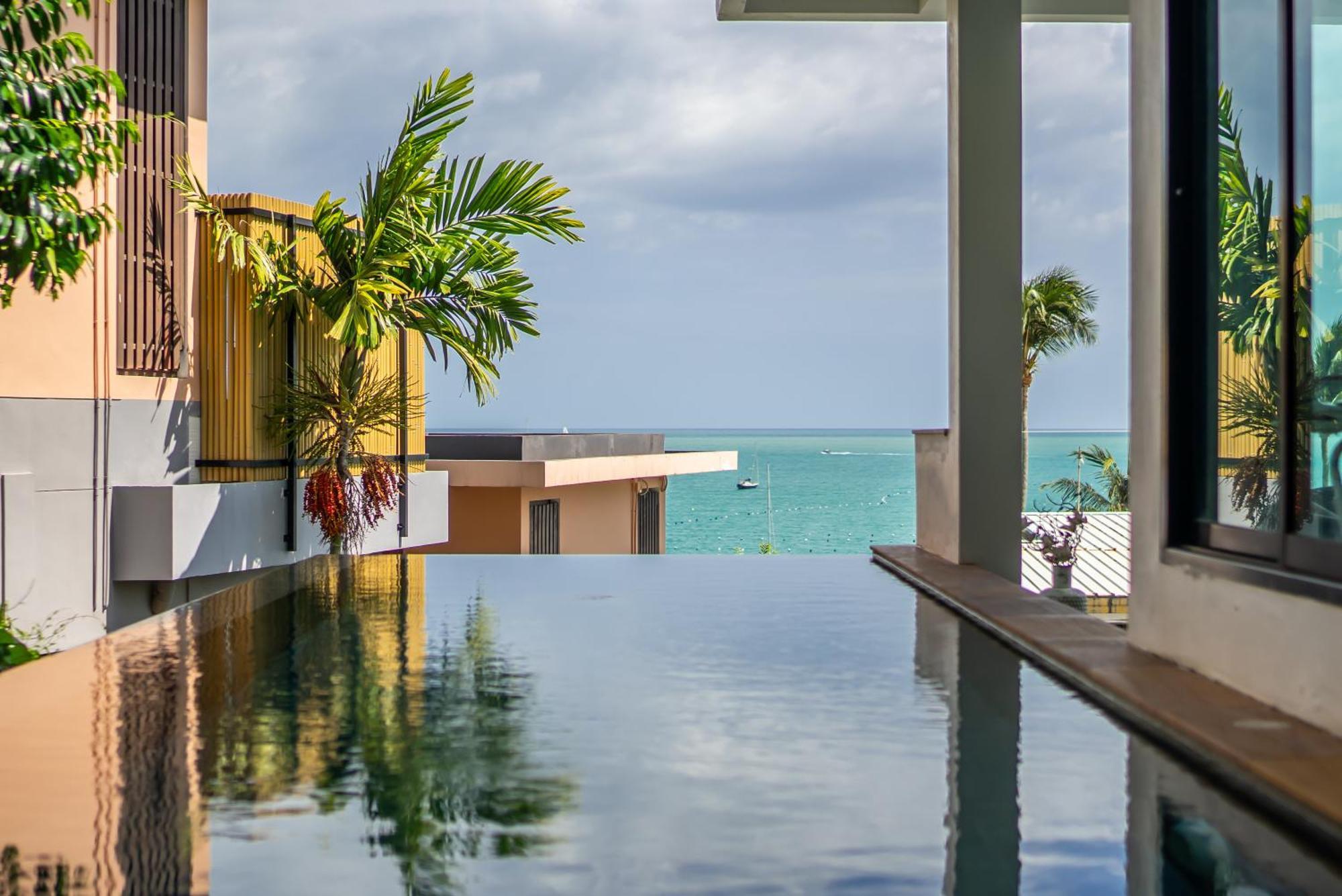 Mona Seaview Pool Villa Beach Front Aoyon Beach Ban Makham Zimmer foto